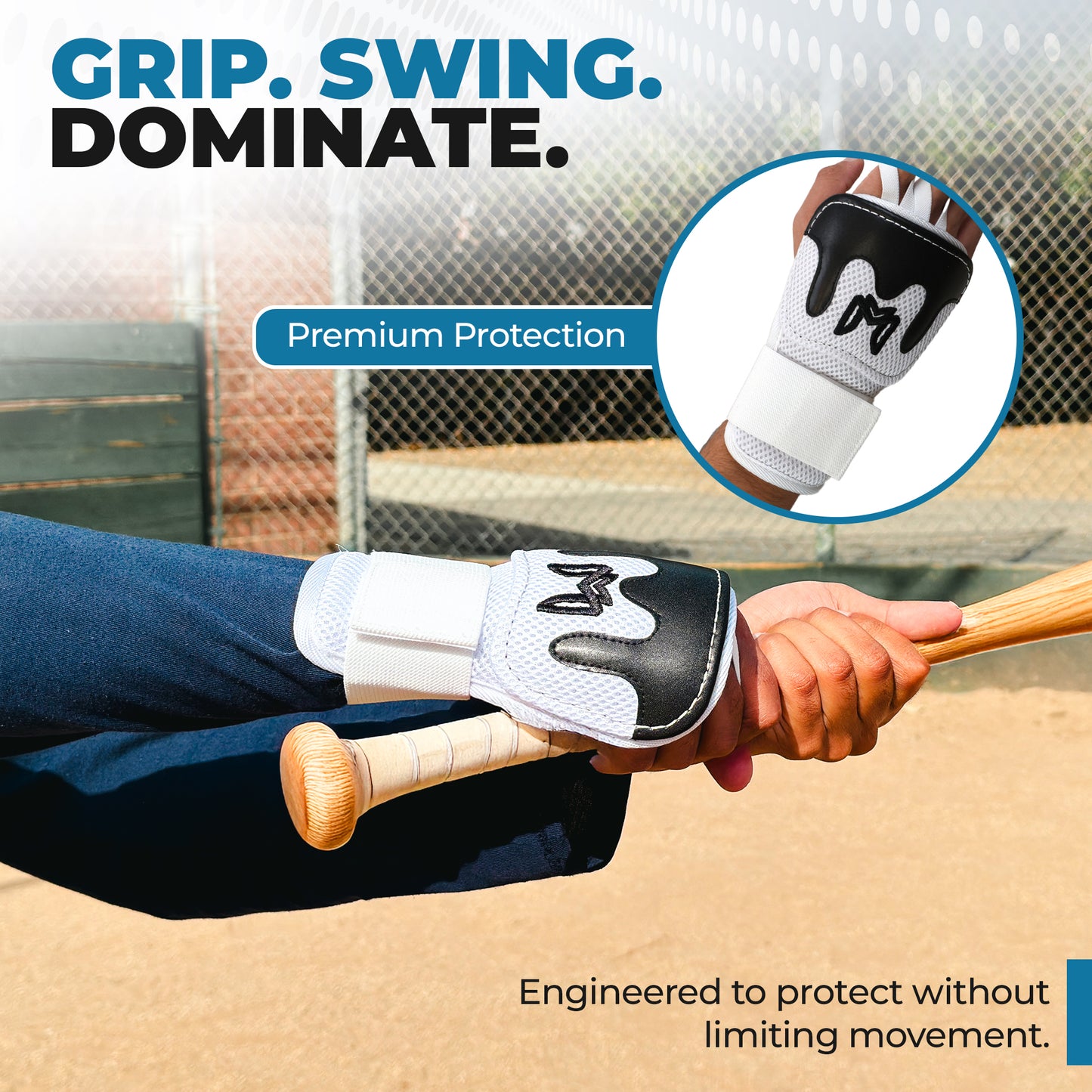 MediCaptain Baseball Triple Guard